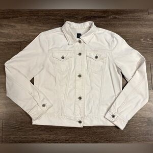 GAP | Vintage Denim Jacket in White Size Large